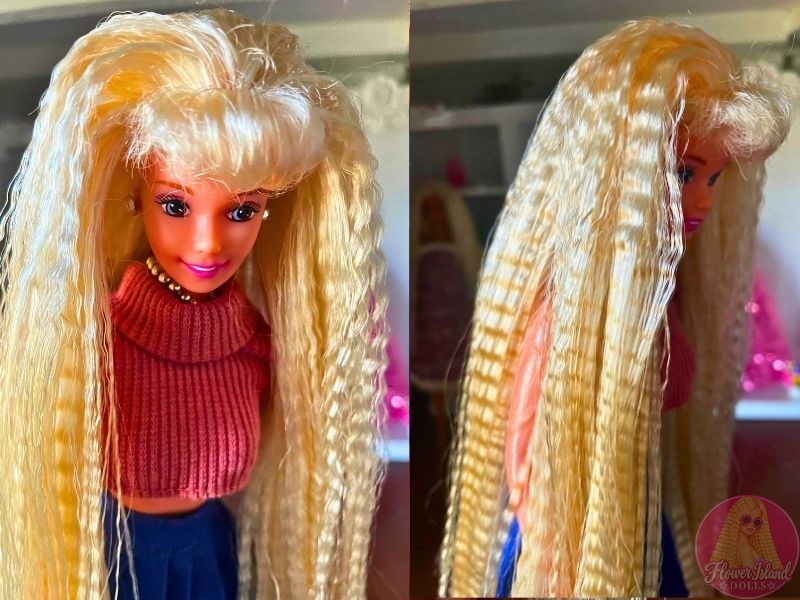 How I Restyled My 1996 Vintage Barbie Doll’s Hair